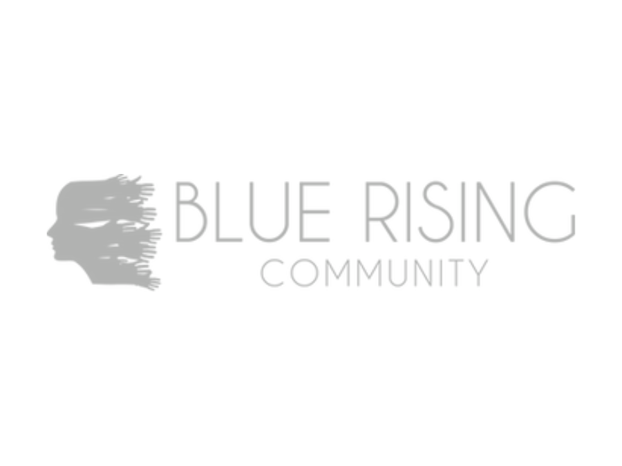 blue rising community logo